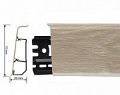 Деревянный, металлический, пластиковый напольный плинтус.