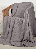Купить Плед MeLSoNN вязанный шерстянной MeLSoNN 160х220, меланж по низкой цене