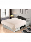 Купить Плед TexRepublic Absolute Flanel Lux 150x200 см молочный по низкой цене