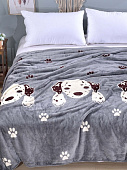 Купить Плед Letto Велсофт, размер 140x200 см по низкой цене