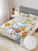 Купить Покрывало Ambesonne Миролюбивая природа , 1,5-спальное 160x220 см по низкой цене