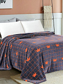 Купить Плед Letto Велсофт, размер 140x200 см по низкой цене
