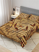 Купить Покрывало Ambesonne стеганое жаккардовое с 2-мя наволочками, 1,5-спальное 160х220 см по низкой цене