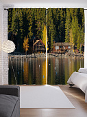 Купить Шторы JoyArty с фотопечатью Множество самолетов из сатена, 290х265 см по низкой цене