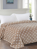 Купить Плед Letto Велсофт, размер 220x200 см по низкой цене