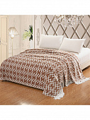 Купить Плед Hongda Textile Баттерфляй Коричневый по низкой цене
