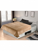 Купить Плед TexRepublic Absolute Flanel Lux 150x200 см горчичный по низкой цене
