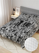 Купить Покрывало Ambesonne Черно-белый Нью-Йорк , Евро 220x235 см по низкой цене
