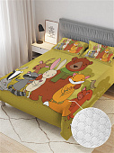 Купить Покрывало Ambesonne Лесные обитатели , 1,5-спальное 160x220 см по низкой цене
