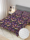 Купить Покрывало Ambesonne Сиреневые голубки , Евро 220x235 см по низкой цене