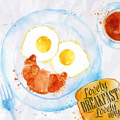 Купить Декобокс Постермаркет Время завтрака DC-3014, 30х30 см по низкой цене