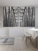 Купить Шторы JoyArty с фотопечатью Лазурная машина из сатена, 145х180 см по низкой цене