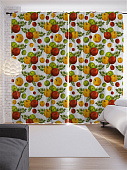 Купить Шторы JoyArty с фотопечатью Кокосовые пальмы из сатена, 290х265 см по низкой цене