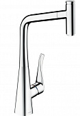 Купить Смеситель Hansgrohe Metris Select c душем 14884800 по низкой цене