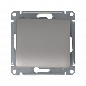 Купить Выключатель одноклавишный Schneider Electric Глосса без рамки платина по низкой цене
