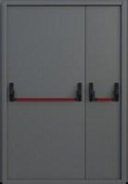 Купить Двупольная противопожарная дверь Поликом ei 90 с антипаникой по низкой цене