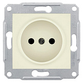 Купить Розетка Schneider Electric Sedna SDN2900147 одноместная без заземления бежевый по низкой цене