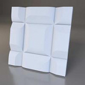 Купить Стеновая 3D панель Relieffo Soft 038 из пенополиуретана 600x600x30 мм по низкой цене
