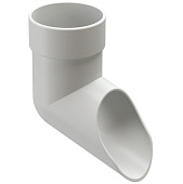 Купить Отвод трубы Docke ПВХ Lux D141/100 мм Пломбир по низкой цене