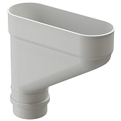 Купить Коллектор Docke ПВХ Lux D141/100 мм Пломбир по низкой цене