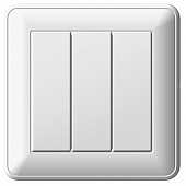 Купить Выключатель Schneider Electric W59 VS0516-351-18 трехклавишный белый по низкой цене