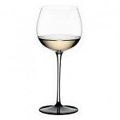 Купить Бокал Riedel Sommeliers black tie Montrachet для вина, 500 мл, прозрачный верх, тёмный низ по низкой цене