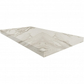 Купить Ступень Atlas Concorde Supernova Marble Calacatta Gold Scalino Angolate угловая из керамогранита правая 600х330 мм по низкой цене