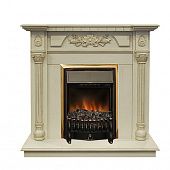 Купить Электрокамин Real Flame Dacota WT c очагом Fobos Brass S по низкой цене