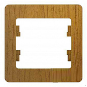 Купить Рамка Schneider Electric Глосса 1 пост дуб по низкой цене