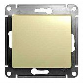 Купить Выключатель одноклавишный Schneider Electric Глосса без рамки бежевый по низкой цене
