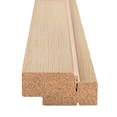 Купить Коробка дверная Olovi, экошпон, МДФ, б/притв., с/упл., б/ф, беленый дуб по низкой цене