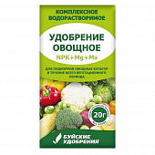 Купить Удобрение минеральное Овощное 20 г по низкой цене