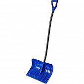 Купить Лопата Зубр Сибирь 39925 снеговая пластиковая с алюминиевым черенком по низкой цене