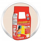 Купить Затирка Litokol Litochrom 1-6 C210 Персик цементная для швов 2 кг по низкой цене