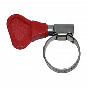 Купить Хомут червячный для шлангов 25-40 мм, нерж. сталь, "бабочка", уп. 2 штуки по низкой цене