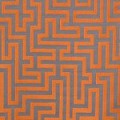 Купить Ткань Galleria Arben Exclusive TOPEZ GREY ORANGE_KE по низкой цене
