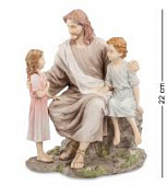 Купить Статуэтка Veronese Проповедь Иисуса WS-505 по низкой цене