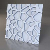 Купить Стеновая 3D панель Relieffo Cavity 041 из пенополиуретана 600x600x22,5 мм по низкой цене