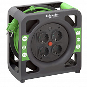 Купить Удлинитель Schneider Electric 15 м 4 гнезда с заземлением по низкой цене