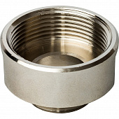 Купить Переходник Stout SFT-0008-001121 1 1/2х1 дюйм никелированный с внутренней и наружной резьбой по низкой цене