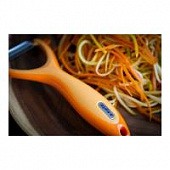 Купить Овощечистка Zyliss для нарезки соломки, оранжевая по низкой цене