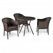 Купить Комплект мебели Афина-Мебель T283ANT-Y350-W51-3PCS коричневый по низкой цене