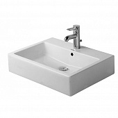 Купить Раковина Duravit Vero, прямоугольная, керамика, белый 0454600027 по низкой цене