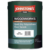 Купить Лак Johnstones Quick Dry Polyurethane Floor Varnish Satin полиуретановый 5 л по низкой цене