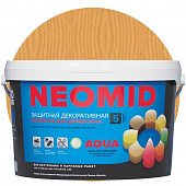 Купить Пропитка Neomid Bio Color Aqua для древесины Золотая сосна 9 л по низкой цене