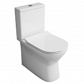 Купить Унитаз Delice Beatrice Compact напольный c сиденьем и бачком микролифт по низкой цене