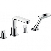Купить Смеситель Hansgrohe Metris S 31446000 на борт ванны по низкой цене