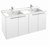 Купить Тумба Jacob Delafon Struktura подвесная белая, без пенала, зеркала и раковины EB1283-N18 по низкой цене