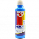 Купить Колер-краска Alpina Kolorant Blau синяя 0,5 л по низкой цене