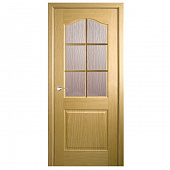 Купить Дверное полотно Belwooddoors Капричеза Дуб стекло кора дуба с деревянной рамкой 2000х900 мм по низкой цене